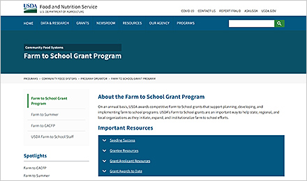 Farm to School Grant Program
