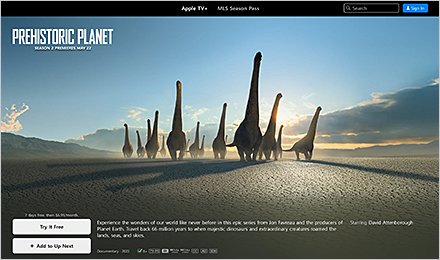 Learn More About Prehistoric Planet on Apple TV+