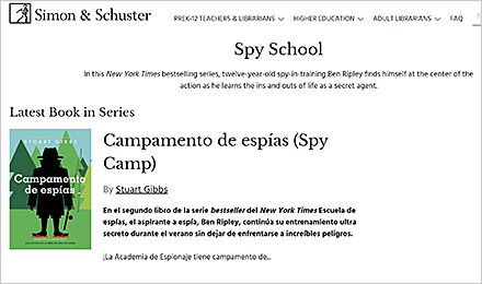 Learn More about the Spy School Series