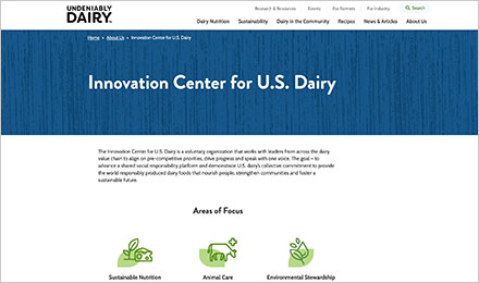 Visit the Innovation Center for U.S. Dairy