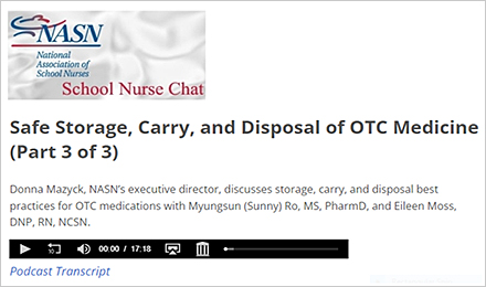 Podcast 3: Safe Storage, Carry, and Disposal of OTC Medicine