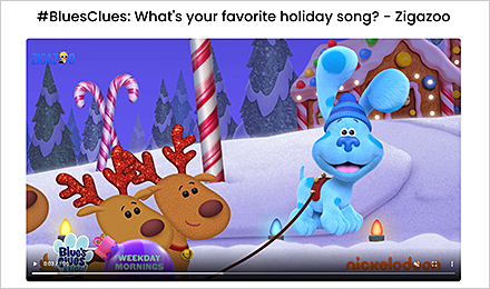 Blue’s Clues – Favorite Holiday Song