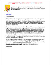 Teacher Letter<br>to Families (Sp)