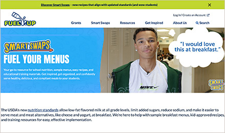 Smart Swaps – School Recipe and Menu Resources 