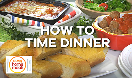 How to Time Dinner Video