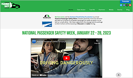 National Passenger Safety Campaign