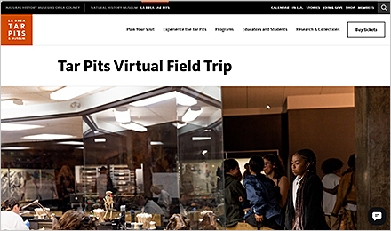 La Brea Tar Pits Virtual Visit