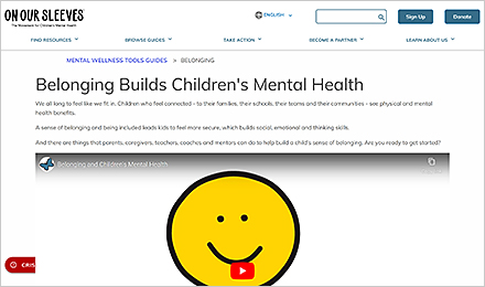 Belonging Builds Children’s Mental Health