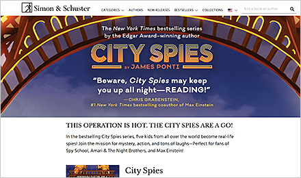 Learn more about City Spies by James Ponti