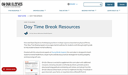 Request Take a Day Time Break Resources