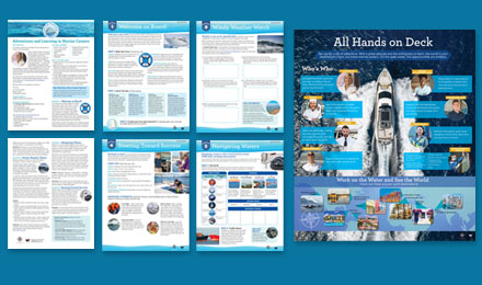 Poster Guide Teaching Kit on Yachting Careers