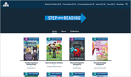 Visit the Step Into Reading site