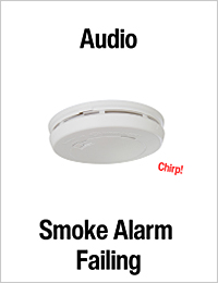 Listen to the Smoke Alarm Chirping Sound