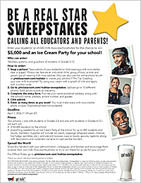 Sweepstakes Handout