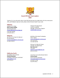 Sound Off State Team Contacts