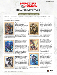 Character Overview Handout