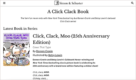 Visit the Click Clack Books site