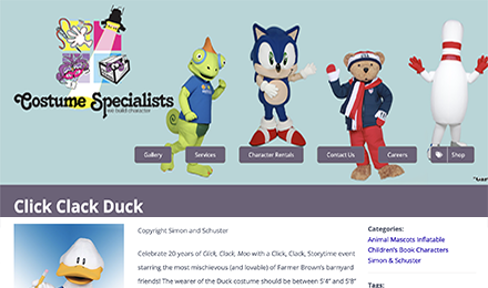Rent a Duck Costume!