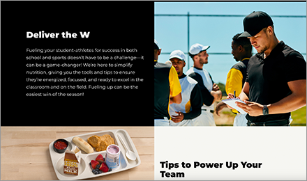 Visit the Milk Means More Sports Nutrition Site